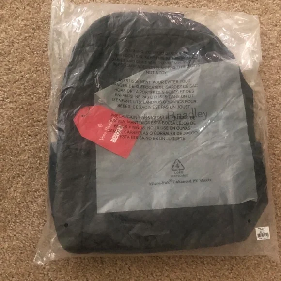 VERA BRADLEY (NEW IN PACKAGE) DENIM NAVY BACKPACK NWT - Picture 6 of 8